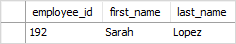 SQL UPDATE one row example