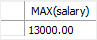 SQL ALL - Max salary
