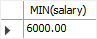 SQL ALL- Min salary